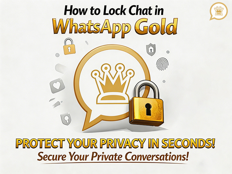 How to Lock Chat in WhatsApp Gold