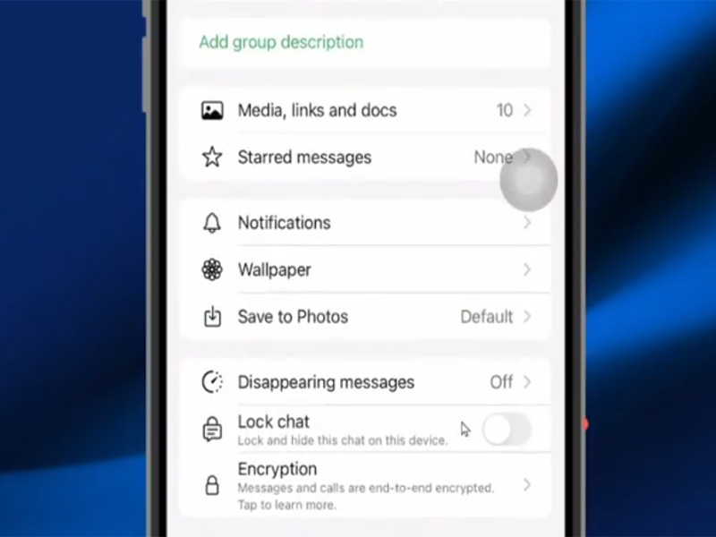 How to Lock WhatsApp Group
