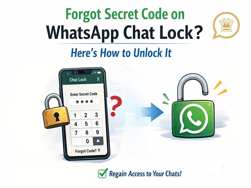 Forgot Secret Code on WhatsApp Chat Lock? Here's How to Unlock It