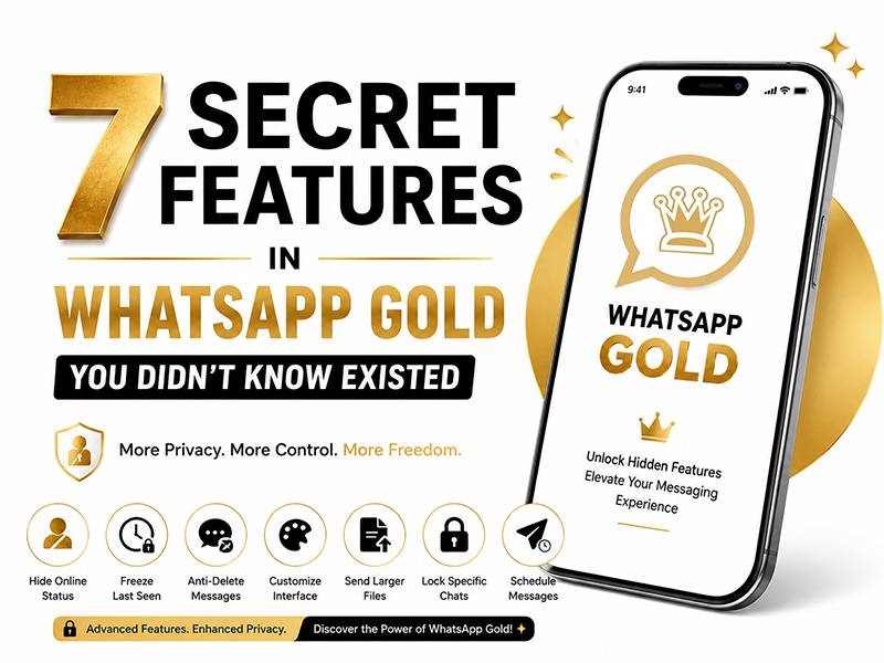 7 Secret Features in WhatsApp Gold You Didn't Know Existed