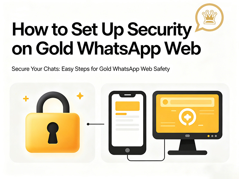 How to Set Up Security on Gold WhatsApp Web