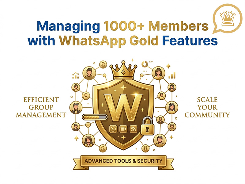 Managing 1000+ Members with WhatsApp Gold Features