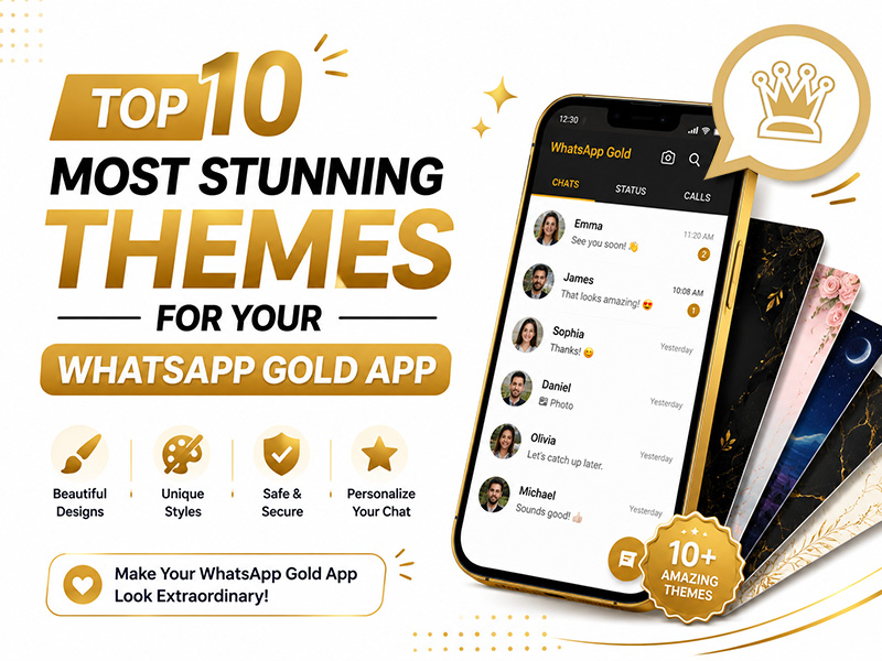 Top 10 Most Stunning Themes for Your WhatsApp Gold App