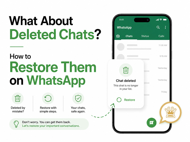 What About Deleted Chats? How to Restore Them on WhatsApp