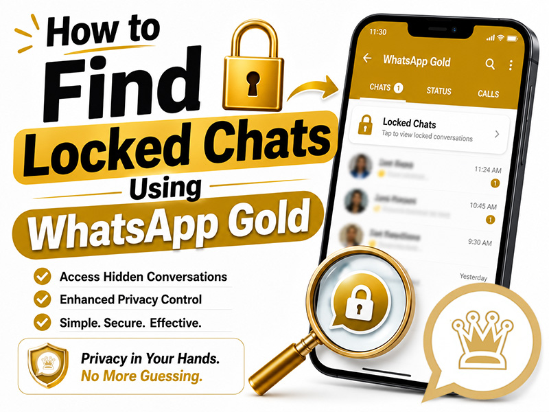 How to Find Locked Chats Using WhatsApp Gold