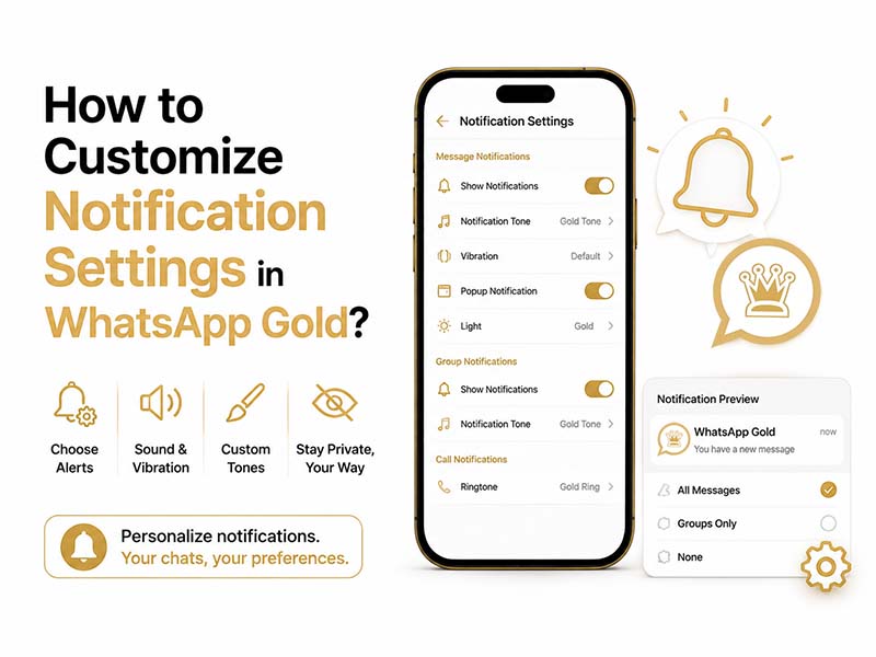 How to Customize Notification Settings in WhatsApp Gold