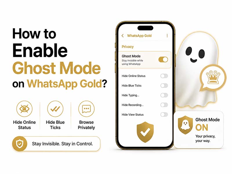 How to Enable Ghost Mode on WhatsApp Gold