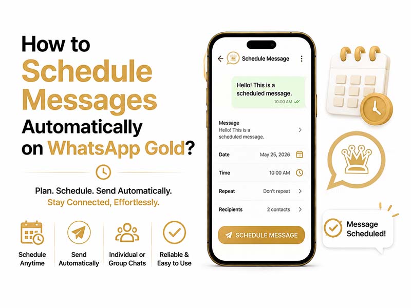 How to Schedule Messages Automatically on WhatsApp Gold